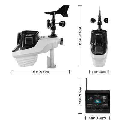 AcuRite Atlas Professional Weather Station with Direct-to-Wi-Fi HD Display, Lightning Detection, Built-In Barometer, and Temperature, Humidity, Wind Speed/Direction and Rainfall Measurements (01001M)