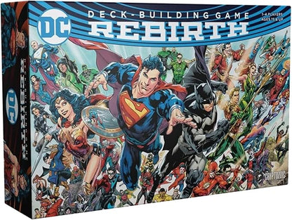 DC Deck Building Game: Rebirth - Multiple Campaign Scenarious with Unique Gameplay and Cards - Features Iconic DC Universe Location - Compatible with Other DC Deck-Building Game Series
