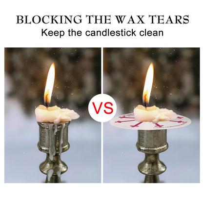 100Pack 4inch White Church Service Taper Candles with 3 Inch Paper Drip Catchers，Smokeless and Unscented | Ideal for Prayers, Vigil,Memorial Services, Religion,Shabbat, Prayer Candles