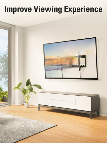 Mounting Dream TV Wall Mount - Universal Tilt for 37-75 Inch TVs | Max VESA 600x400mm, 132lbs Capacity