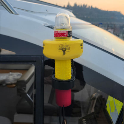 Sirius Signal A-1001 SOS LED 3-in-1 Distress Signal with Mini Solo Beacon - White & Infrared, USCG Approved, Includes Display Mount, Daytime Flag & Whistle