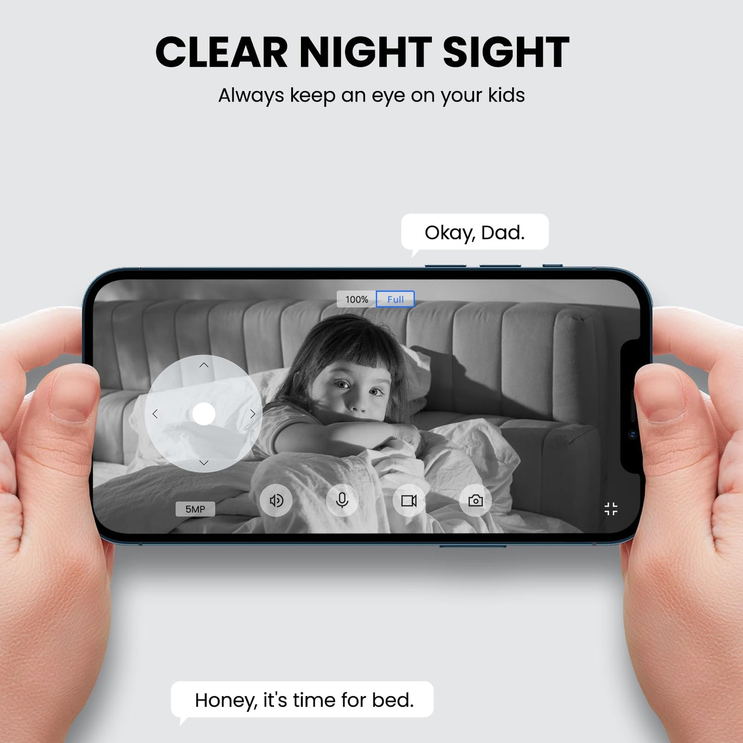 GALAYOU Indoor Security Camera 2K, 360 Degree 2.4G WiFi Home Security for Baby/Pet/Elder/Nanny with Night Vision, 24/7 SD Card Storage, Works with Alexa and Google Assistant G2-2Pack
