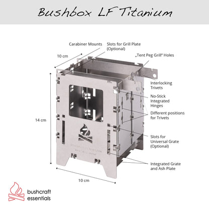 Outdoor Stove Bushbox LF Titanium