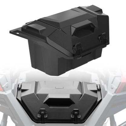 XATVXUTV 42QT UTV Rear Cargo Storage Box for Polaris RZR PRO XP/XP4, Water Resistant Dust Free Rear Bed Tool Box for Polaris RZR Turbo R/R4 RZR PRO S/S4 2020-2025 Accessories, Replace OEM #2883752