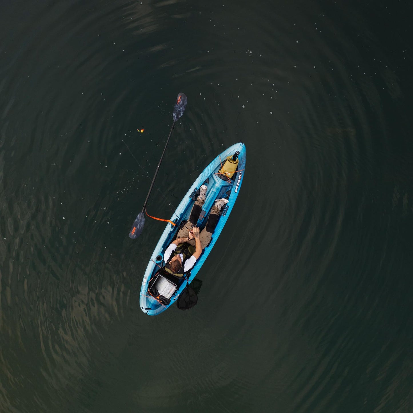 Pelican Sentinel 100X Angler - Sit-on-Top Fishing Kayak - Removable Storage Compartment - 9.6 ft