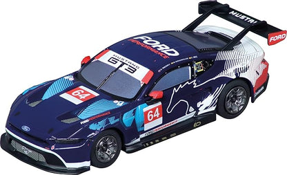 Carrera Hybrid Racing Car Ford Mustang GT3 Ford Performance No.64 1:50 Scale Front and Rear Lights USB-C Rechargeable RC Additional Vehicle
