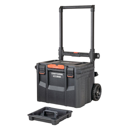 CRAFTSMAN TRADESTACK Tool Box, Waterproof Indoor/Outdoor, Stackable Tool Storage, Lockable, 21 Inch (CMST21430)