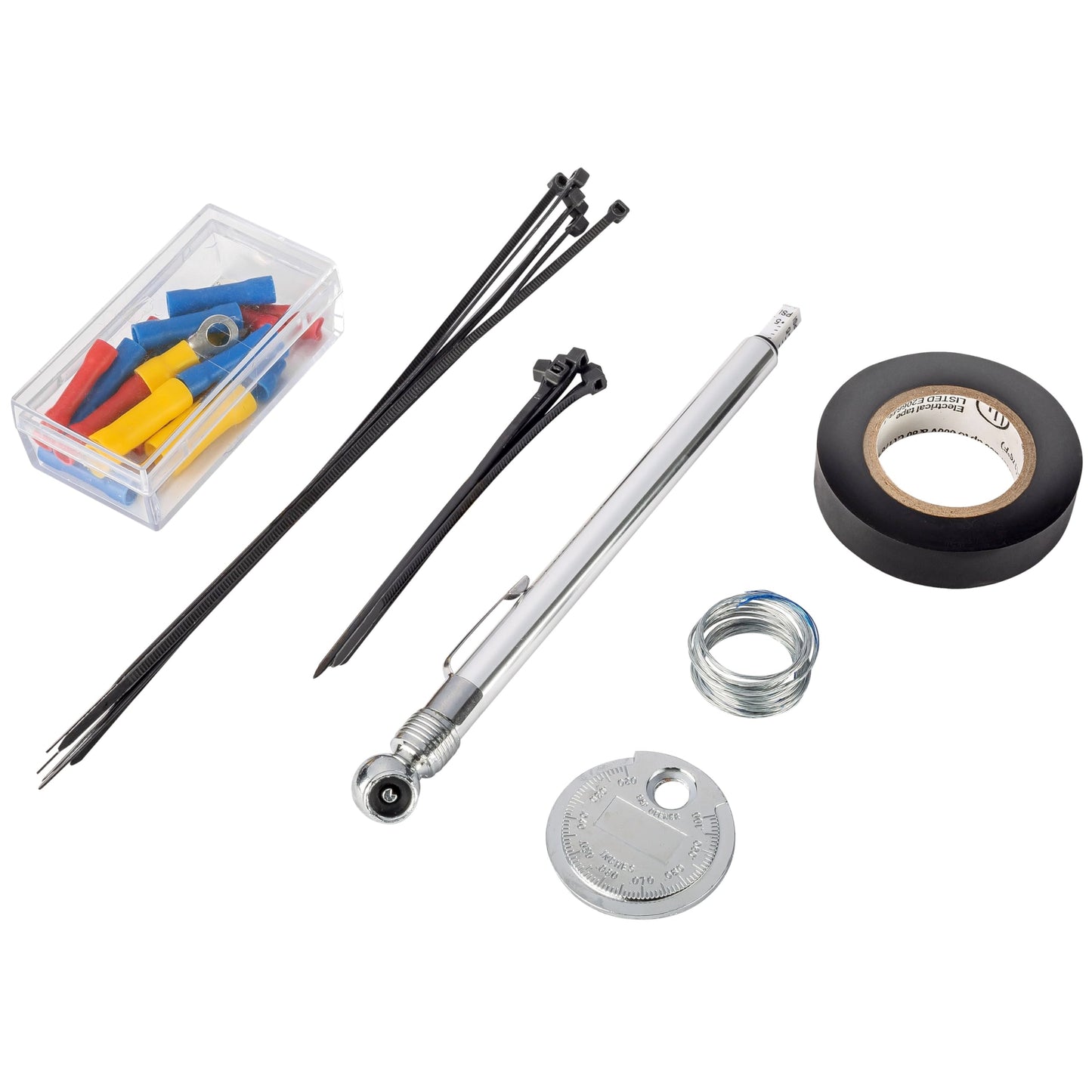 Powerbuilt 100 Piece Motorcycle Tool Kit with Roll Pouch, Roadside, Travel Wrenches, Ratchet, Sockets - 643028ECE
