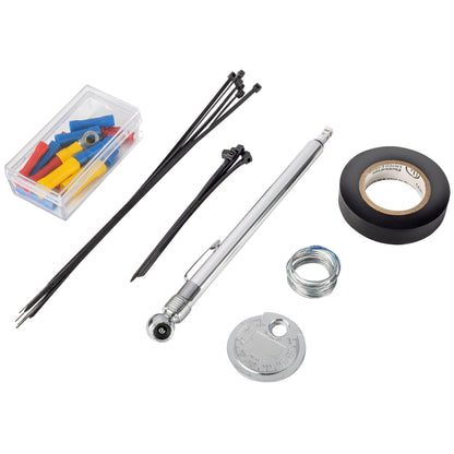 Powerbuilt 100 Piece Motorcycle Tool Kit with Roll Pouch, Roadside, Travel Wrenches, Ratchet, Sockets - 643028ECE