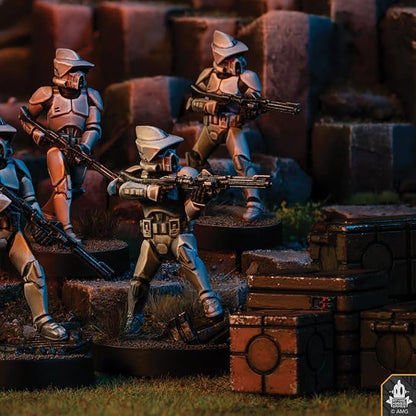 Asmodee Star Wars: Legion ARF Troopers Unit Expansion - Tabletop Miniatures Game Strategy Game for Kids and Adults Ages 14+ 2 Players 3 Hour Playtime