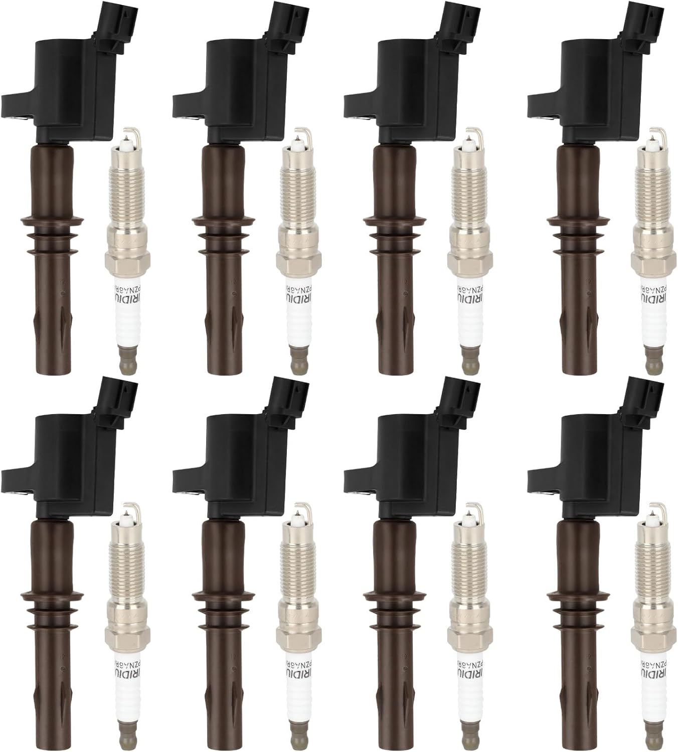 ECCPP 3 ignition coils with 3 iridium Spark Plugs,UF808,coils packs,for Smart Fortwo 2016-2017 0.9L‎224332428R,UF-808