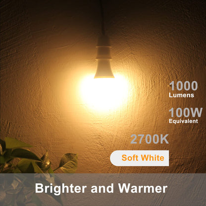 Dusk to Dawn Light Bulbs, Auto On/Off Light Sensing LED Bulbs Outdoor, Vintage Amber, Edison ST19 2-Pack, 6.5W 700LM 60W Equivalent, HQ-H027
