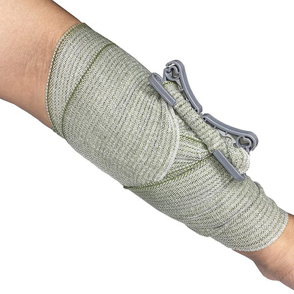 RHINO RESCUE 6" Israeli Style Emergency Bandage + IFAK Trauma Kit with C-A-T Tourniquet for Wound Care (PRO, Coyote)