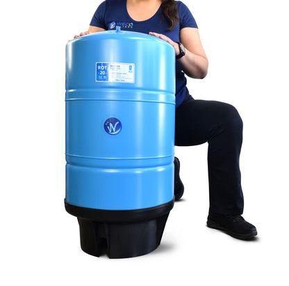 Pressurized RO Water Storage Tank - Total Capacity 20 Gal & appx. 14 Gal Usable Capacity (ROT-20-W)