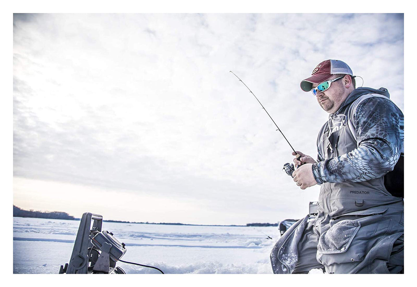 St. Croix Rods Custom Ice Fishing Rod, Black, 28 Inch