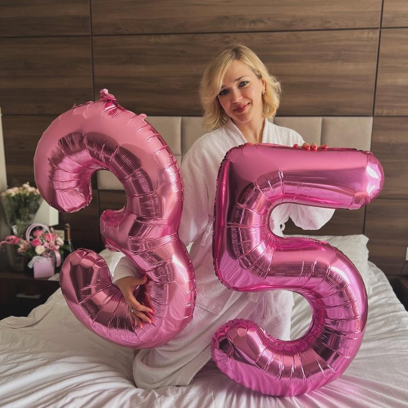 Pink Number 29 Balloons 40 inch, 29 Number Balloons, 29th Birthday Decorations, 29 Year Old Women Pink Party Supplies