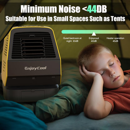Portable Air Conditioner, Tent Air Conditiones Outdoor Air Conditioner, 2380BTU Home Air Conditioning Cooling Unit, 24V, 222W Low Power, for Outdoor Camping Tents, Cars, Trucks, Parties (yellow 2)