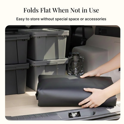 iBirdie Truck Bed Cargo Bag, 32 Cubic Feet Waterproof Storage Box, 1200D Heavy Duty, Size 60'' × 37'' × 25'', Foldable Soft-Shell Cargo Organizer with Straps
