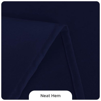Fitable 8 Pack Table Cloth Rectangle Table: Stain and Wrinkle Resistant Tablecloth Rectangular, Washable Polyester Tablecloths for Wedding Party Dining Banquet Event Catering(Navy, 70x120 Inch)