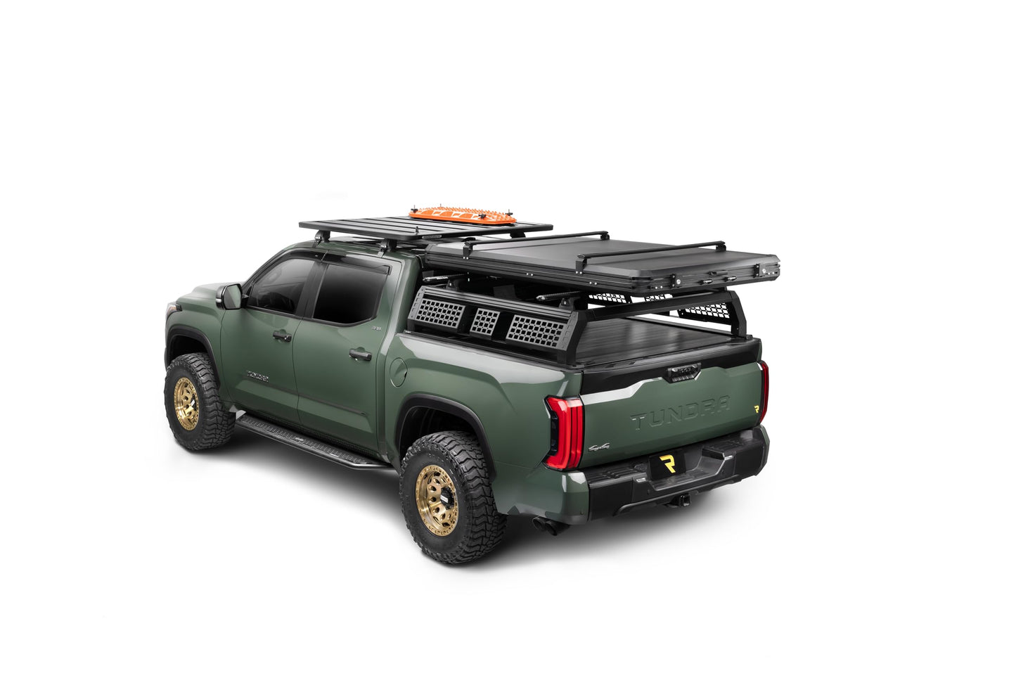 RealTruck GoRack/Overland Truck Rack | Fits 2015-2024 Ford F-150, 5.5' Bed - Black | 9250101