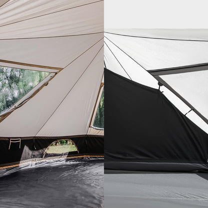 KingCamp Khan Inner Tent for 2 Person, Dark Room Tent with High Density Mesh, Lightweight Waterproof Windproof for Camping Backpacking Hiking Fishing RV