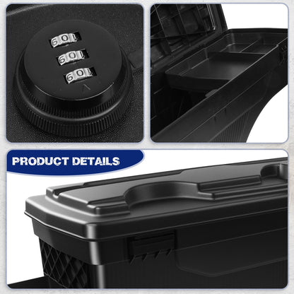 Orceed Driver Side Truck Bed Storage Tool Box Lockable, Fit for Chevrolet Silverado & GMC Sierra 1500 2019-2020, Rotatable Tool Box, Waterproof, Combination Lock