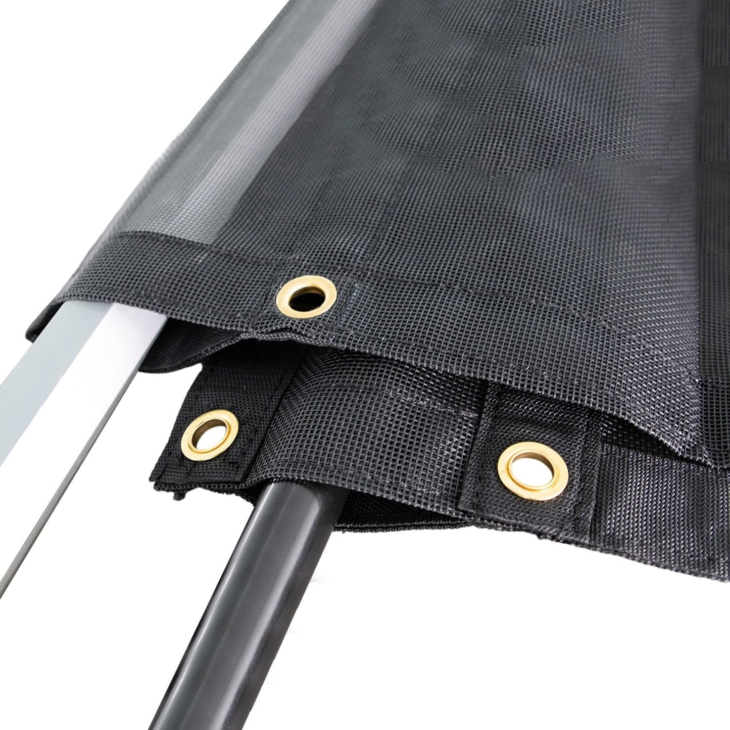 Heavy-Duty Dump Truck Tarp Kit, with Rear Anti-Sail Bow Set(with Tarp) (6'6" x18'Tarp (DTR KIT))
