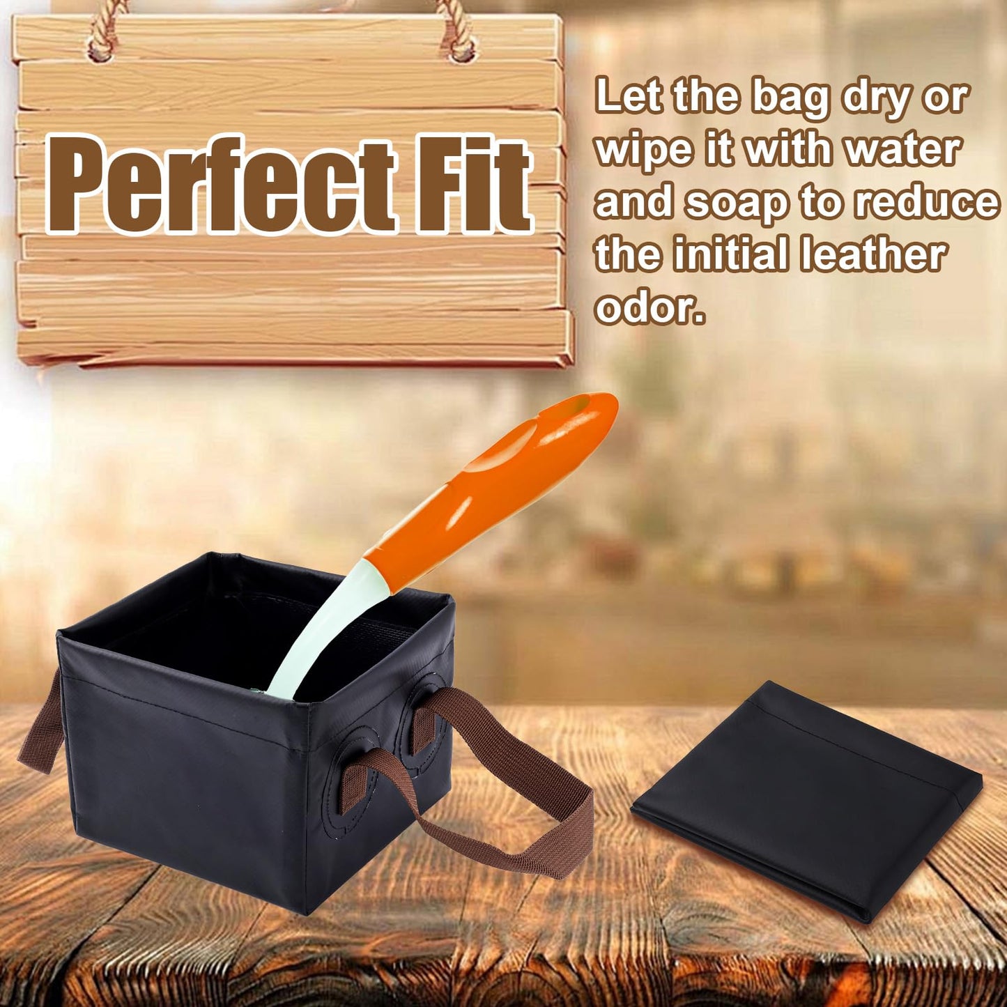 Grill Brush Soak Basin, Grill Brush Collapsible Water Bucket Square Barbecue Rescue Brush Dunk Tank Cleaning Basin for Grill Brush Bristle Free (Only Soak Basin No Grill Brush)