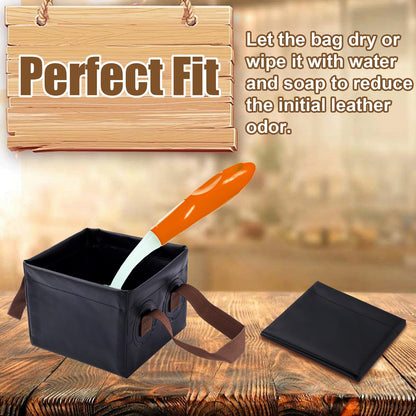 Grill Brush Soak Basin, Grill Brush Collapsible Water Bucket Square Barbecue Rescue Brush Dunk Tank Cleaning Basin for Grill Brush Bristle Free (Only Soak Basin No Grill Brush)