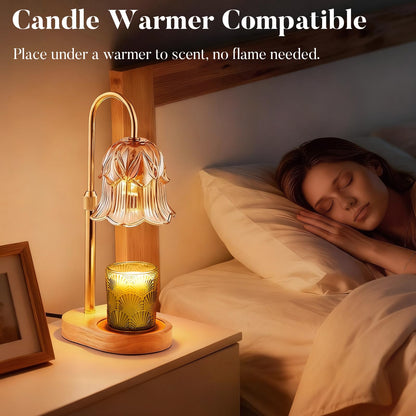 Crenovo Jasmine Scented Candle, 100% Soy Candle 30 Hours Burn, Candle Gifts for Men and Women Valentine Mother’s Day, Friendship Funny Gift for Home Decoration 5oz