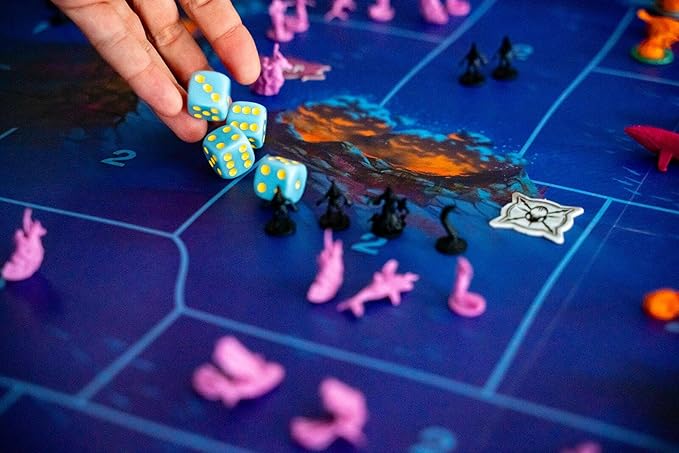 Renegade Game Studios Battle for The Deep Strategy Board Game Axis &amp Allies 2v2 Team-Based Tabletop Miniature Warfare