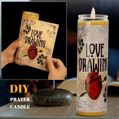 7-Day Pure Beeswax Yartzeit Candle - Unscented Devotional Prayer Candle in Glass Container for Vigils, Prayers, Blessings, Memorial, Yom Kippur & Religious Ceremonies