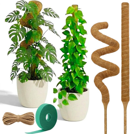 Skiennix 28 Inch Bendable Moss Pole - Ideal Plant Support for Monstera & Climbing Plants