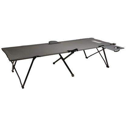 Coleman Pack-Away Big ‘n Tall Camping Cot with Removable Side Table, Extra Wide Cot Fits Adults up to 6ft 6in or 300lbs, Carry Bag Included