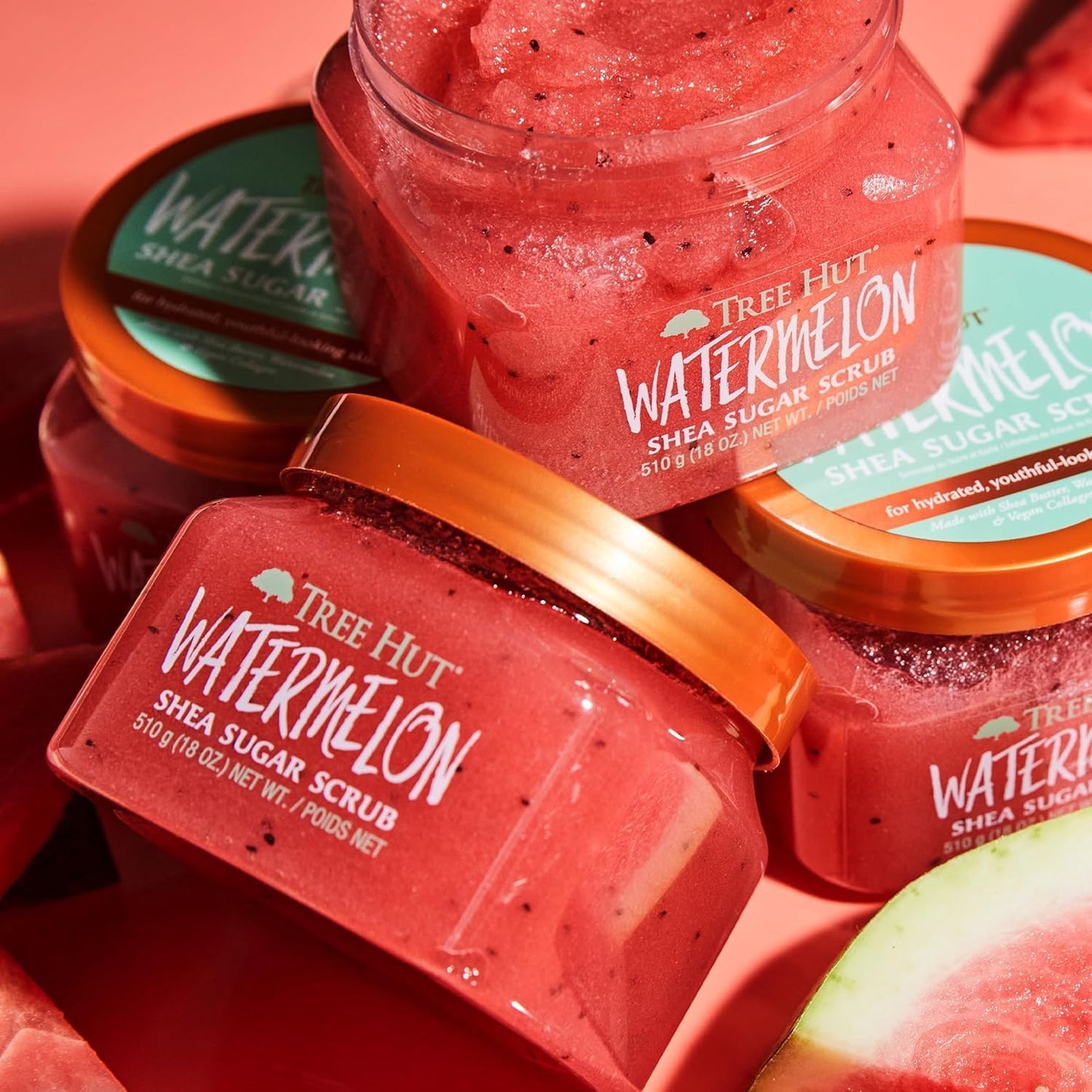 Tree Hut Coco Colada Shea Sugar Scrub, 18 oz, Ultra Hydrating and Exfoliating Scrub for Nourishing Essential Body Care
