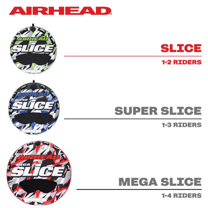 Airhead Slice, 1-2 Rider Towable Tube for Boating