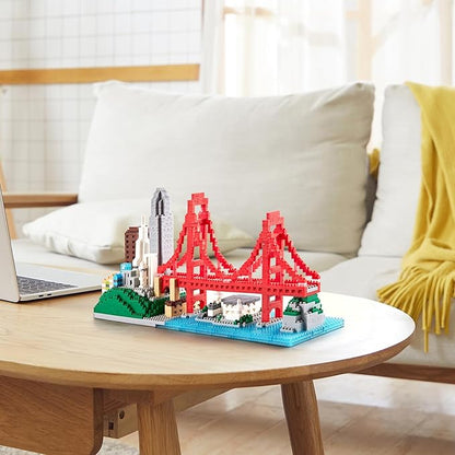 Building Blocks Set Architecture San Francisco Building Kits Landmarks Skyline Collection Micro Building Bricks 1610 PCS