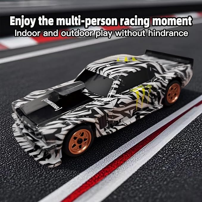 Remote Control Car 2.4GHz High Speed 15KM/H RC Cars Toys1/43 Scale Mini RC Drift Car RTR Mini Racing Vehicle for Adults - Indoor/Outdoor Use (4301 1Battery Box)