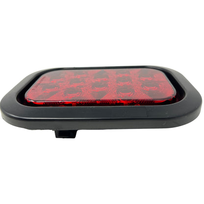 All Star Truck Parts 12V LED Stop/Turn/Tail Light Kit, 5in x 3in, Red, IP67 Waterproof, for Tow Truck, Semi Trailer, RV, Bus