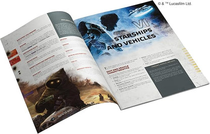 Asmodee Star Wars Edge of The Empire: Beginner Game - Embark on Galactic Adventures in a Complete Learn-As-You-Go Experience! Sci-Fi RPG Ages 10+ 3-5 Players 1 Hour Playtime