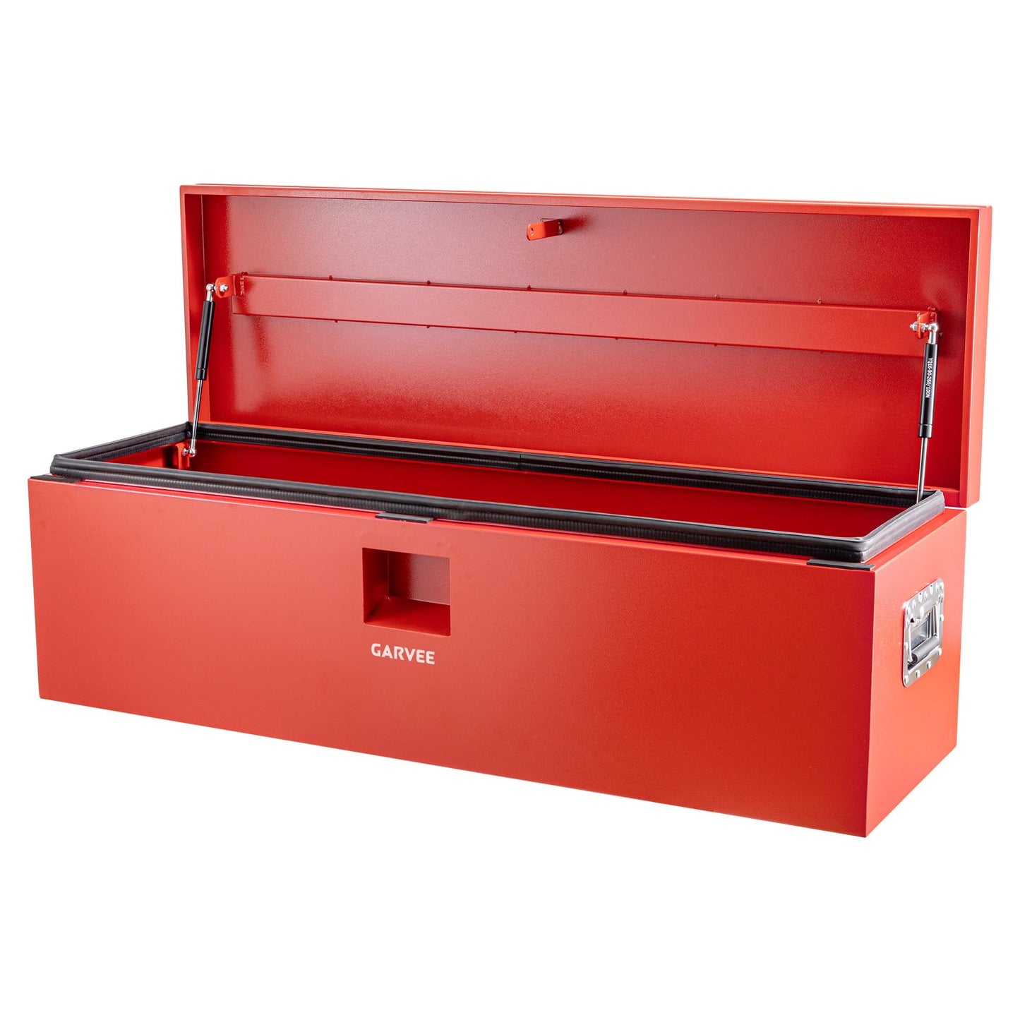 Garvee Steel Truck Tool Box Heavy Duty Truck Bed Toolbox w/Dual Lids, Lockable & Weatherproof, Fits for Pickup, Truck Bed, RV, Trailer