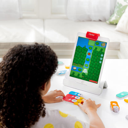 Osmo - Coding Starter Kit for iPhone & iPad-3 Educational Learning Games-Ages 5-10+ Learn to Code, Basics Puzzles-STEM Toy-Logic, Fundamentals(Osmo iPad/iPhone Base Included)