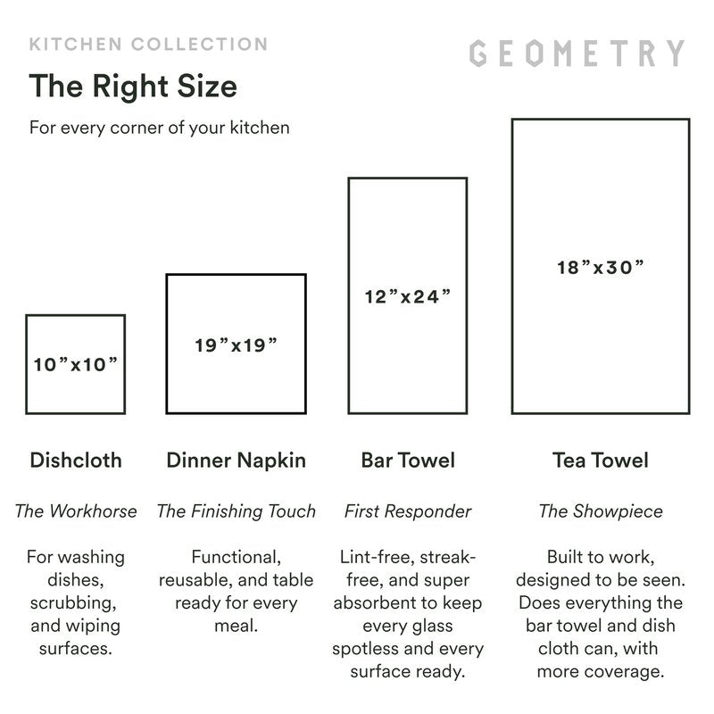 GEOMETRY Spring Kitchen Towels - Quick Dry Microfiber Cloth Spring & Summer Dish Towels for Kitchen Drying - Premium Quick Dry Towel - Sandy, 18" x 30" - 1-Pack