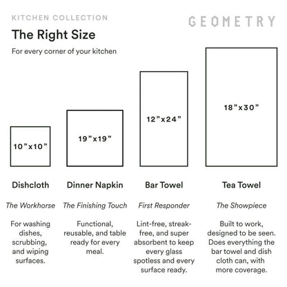 GEOMETRY Spring Kitchen Towels - Quick Dry Microfiber Cloth Spring & Summer Dish Towels for Kitchen Drying - Premium Quick Dry Towel - Sandy, 18" x 30" - 1-Pack