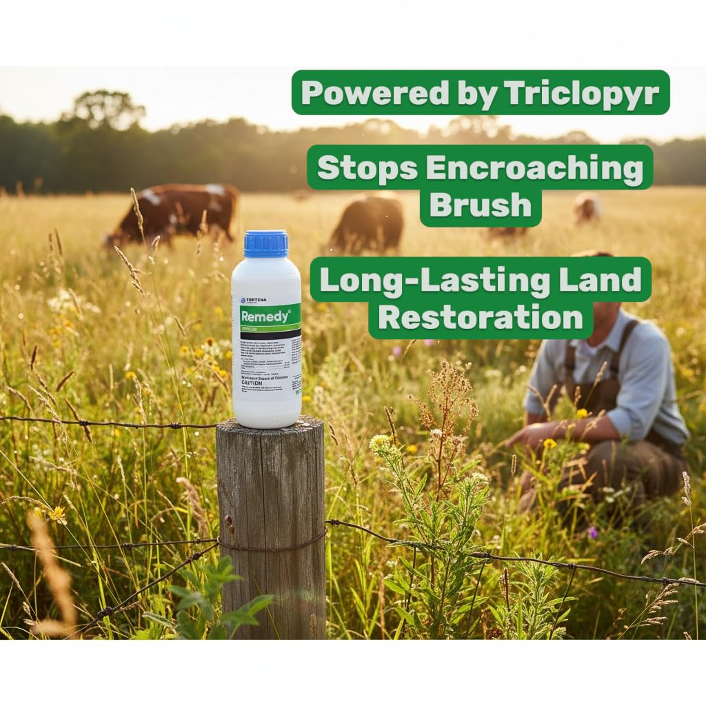 Remedy Herbicide Concentrate - Triclopyr Brush & Broadleaf Weed Control - 1 Quart for Pastures & Rangelands