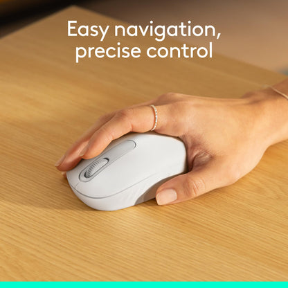 Logitech M196 Bluetooth Wireless Mouse, Compact and Portable Mouse for Laptops, Tablets and More, 12-Month Battery, Smooth Tracking, Compatible with PC and Mac, Windows and macOS - Rose
