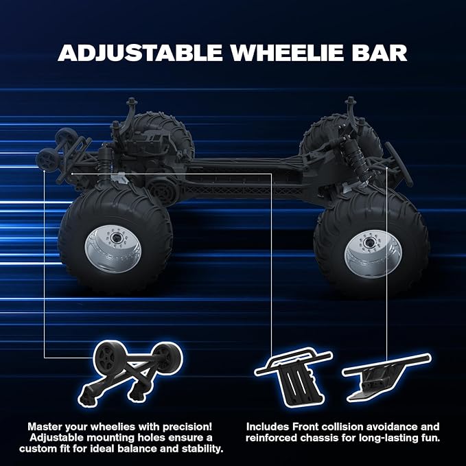 FMS 1/10 RC Truck Ford F-1002WD Monster Truck with Licensed Body 550 Brushed Motor Oil Shocks Independent Suspension – All-Terrain RC Crawler High Speed Off-Road RC Car for Gift（Red High Roller）
