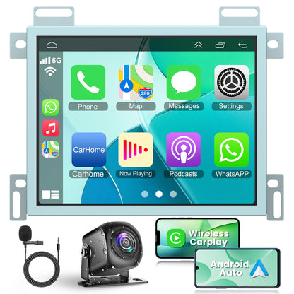 4+64 Android Radio for Jeep Grand Cherokee Radio 2014-2021, for Dodge RAM 1500/2500/3500 2013-2018, for Dodge Challenger Charger Radio 2015-2023, Car Stereo, Wireless Carplay, GPS Navigation