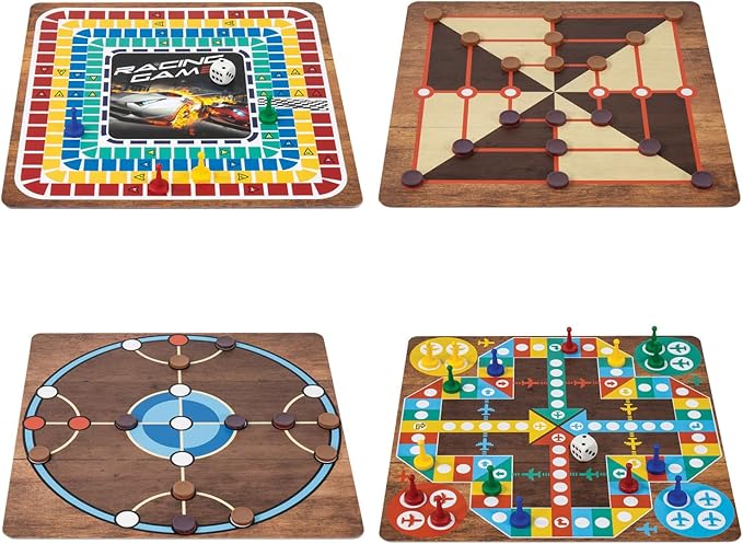 365 Games - Traditional Strategy Board &amp Card Games Tin Storage Container Game for Each Day of Year Family Ages 6+ 1-8 Players