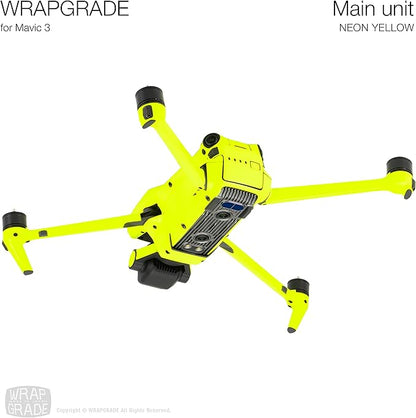 WRAPGRADE Skin Compatible with DJI Mavic 3 Pro (NEON Yellow)